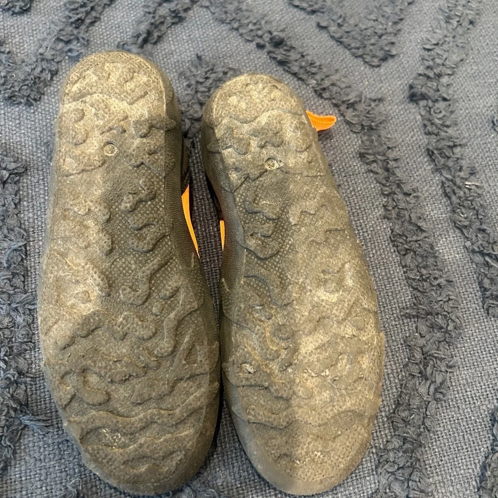 Kids Slip-On Water Shoes in Orange and Aqua